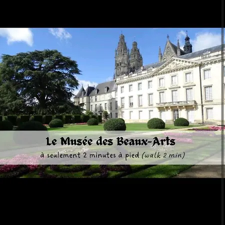 Appartement T3 Centre-ville Avec Parking Tours