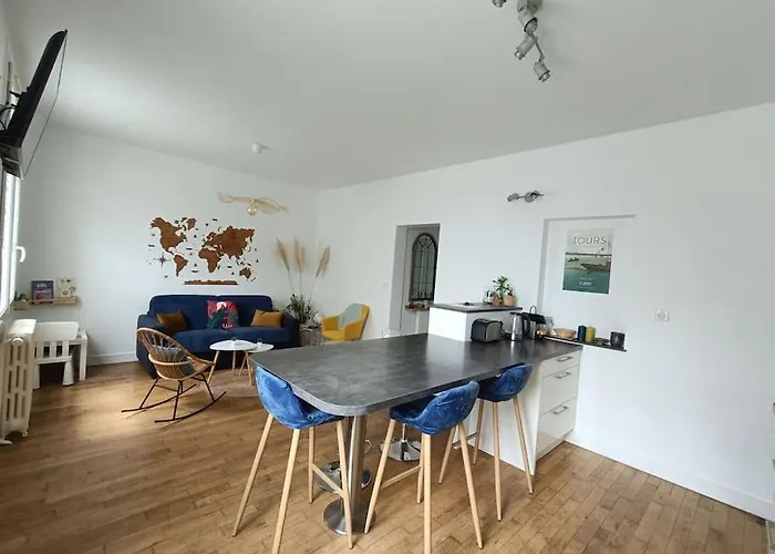 T3 Centre-ville Avec Parking Tours